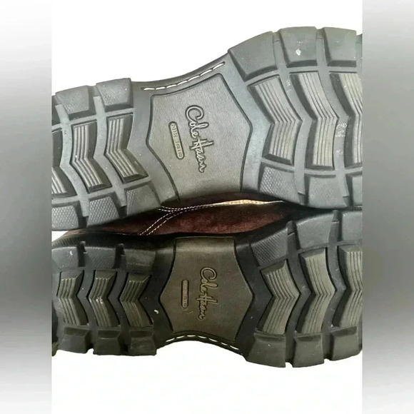 Cole Haan Brown Leather Chelsea Ankle Boot Mens Size 10M Pull On Casual Nikeair - Picture 8 of 11